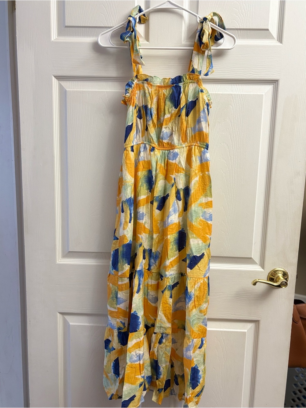 Women’s By The River Watercolor Multicolor Maxi Dress